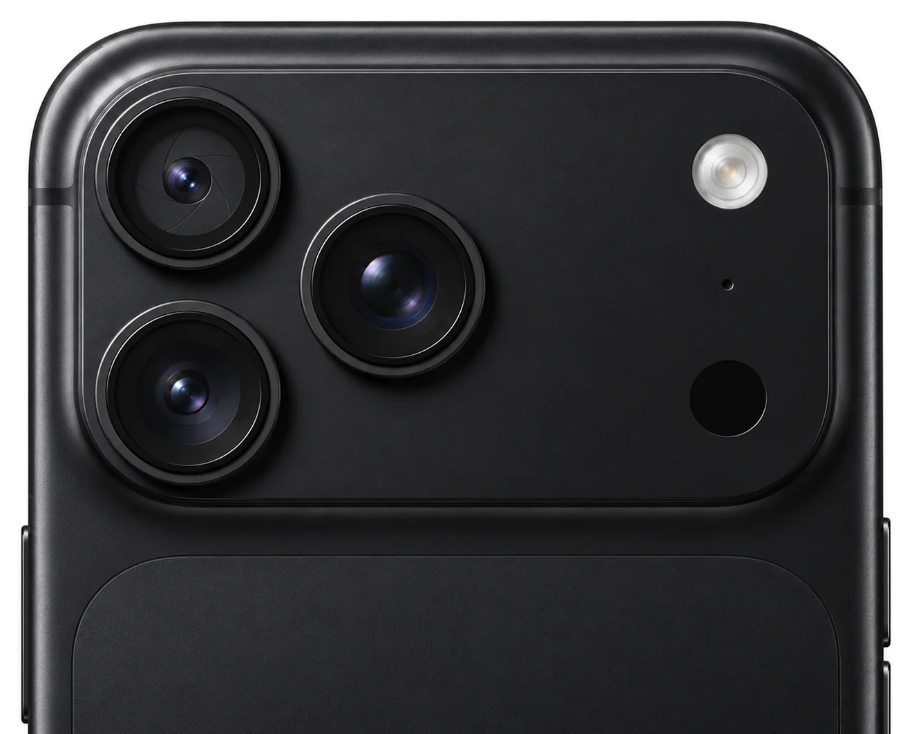 iPhone 18 Pro Max en Negro: Cámara Fusion de 48 MP con apertura variable